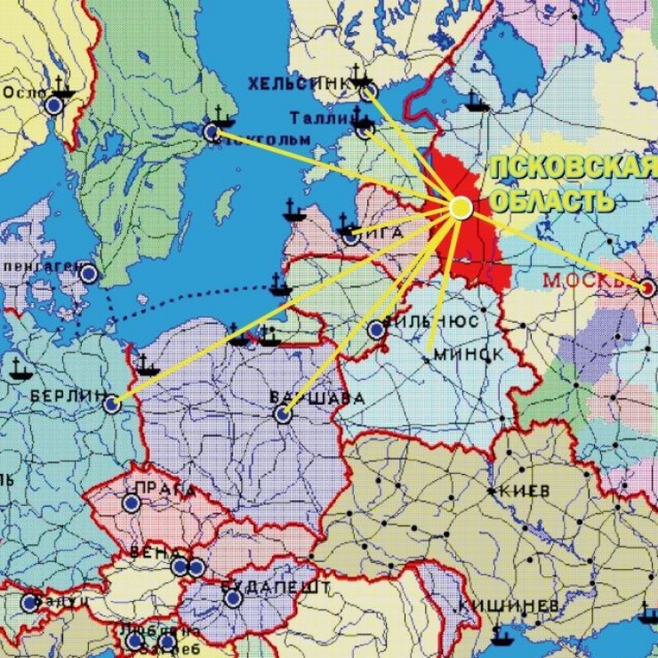 Мой город. Город Невель расположен