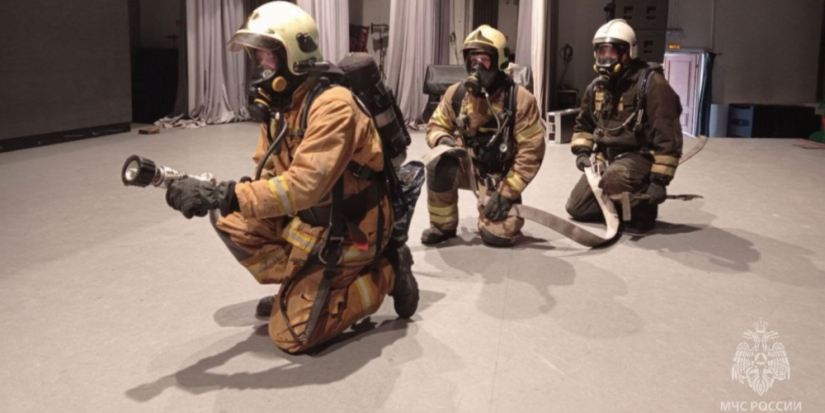 В Псковской филармонии прошли учения по ликвидации пожаров и ЧС - 2023-07-25 16:05:00 - 1