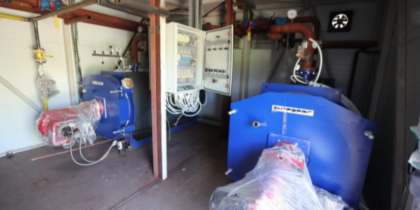 В Кунье идет строительство новой газовой котельной - 2023-08-04 09:05:00 - 1