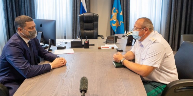 Губернатор встретился с новым начальником Псковской таможни - 2021-08-18 10:02:00 - 1