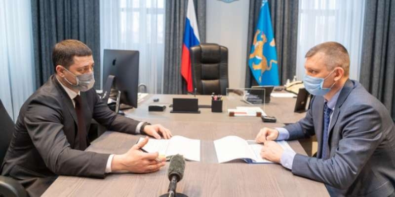 Михаил Ведерников и Сергей Шарлаев обсудили вопросы капитального ремонта - 2021-04-23 12:48:00 - 1