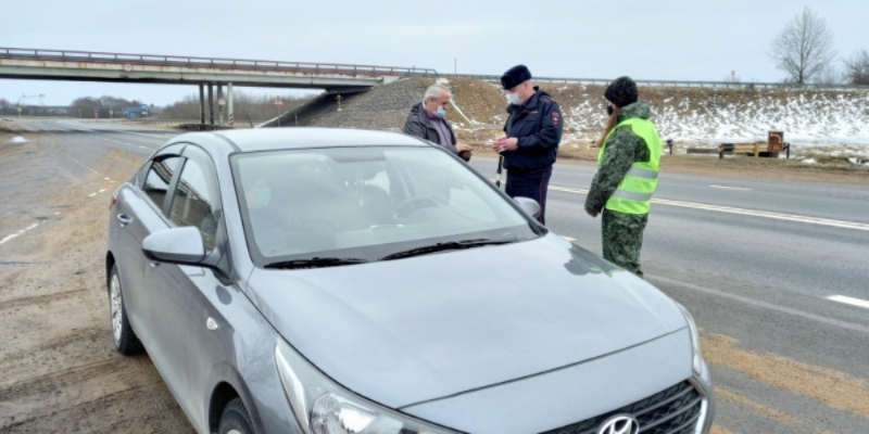 Сотрудники ГИБДД на автодороге Москва-Балтия провели акцию #Нольпромилле#60 - 2021-03-26 09:56:00 - 1