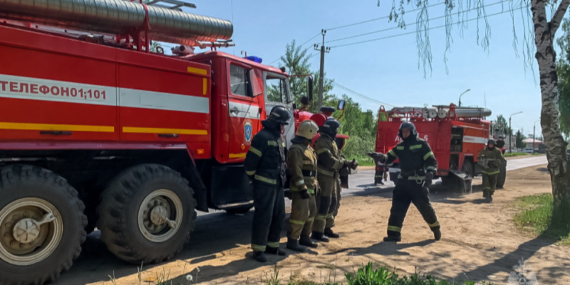 В Великих Луках прошло пожарно-тактическое учение по тушению природных пожаров - 2023-05-25 14:05:00 - 1