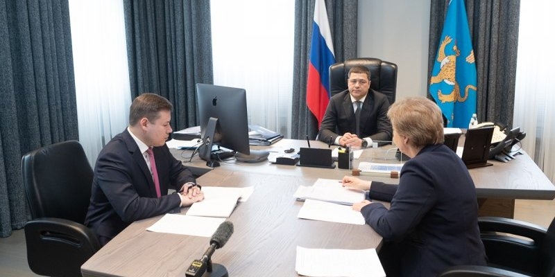 Строительство новых школ обсудили в администрации Псковской области - 2022-05-31 08:35:00 - 1