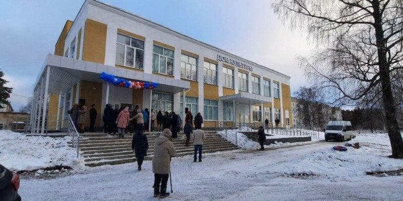 Дом культуры открыт в поселке Смуравьево-2 Гдовского района - 2022-12-27 09:35:00 - 1
