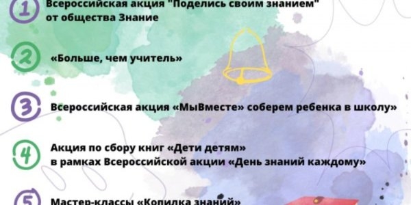 К Дню знаний в Псковской области приурочен ряд мероприятий - 2022-08-31 09:35:00 - 1