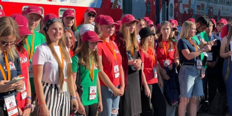 Псков встретил «Поезд памяти» со школьниками России и Беларуси - 2022-07-01 10:05:00 - 1