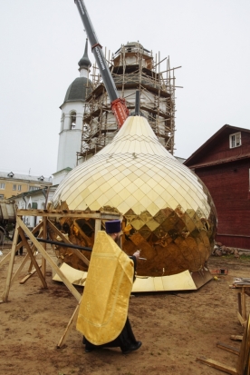 ФОТО: на Свято-Вознесенском соборе в Великих Луках меняют купол - 2018-11-09 15:22:00 - 1