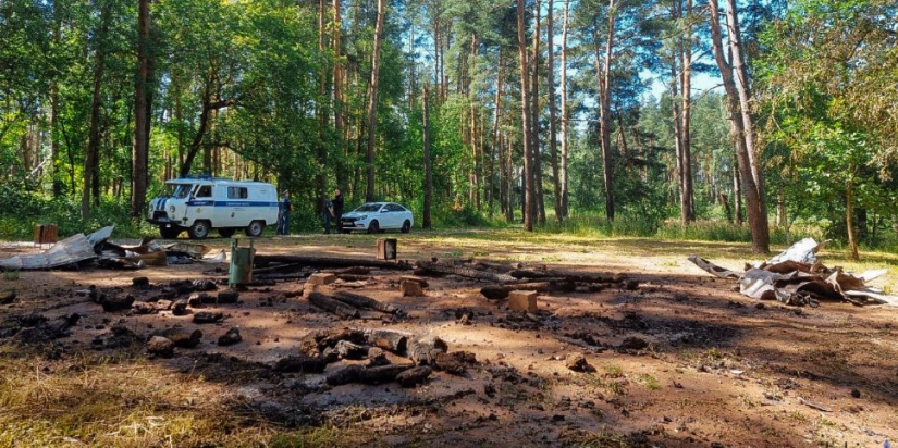 В «Парке без границ» в Великих Луках сожгли летнюю беседку - 2022-07-22 11:25:00 - 1