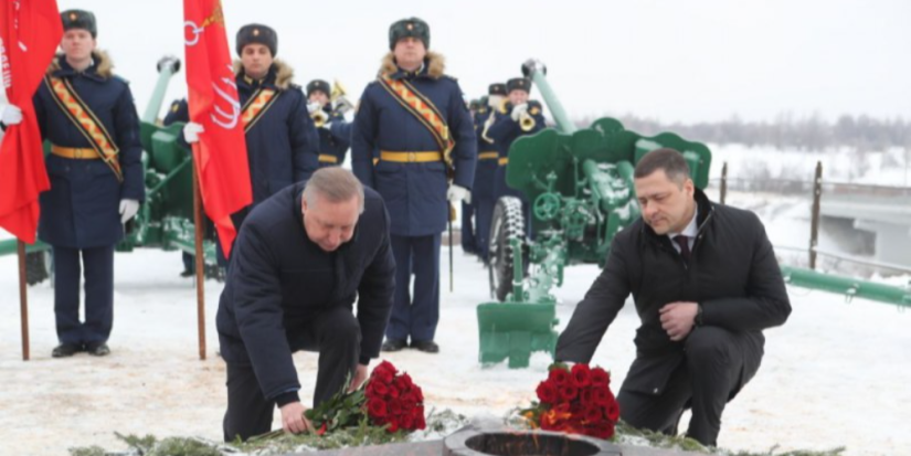 Михаил Ведерников и Александр Беглов почтили память защитников Родины - 2024-02-13 16:35:00 - 1