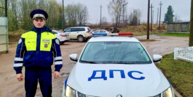 Водитель поблагодарил себежских полицейских за эвакуацию его машины - 2024-04-13 16:05:00 - 1