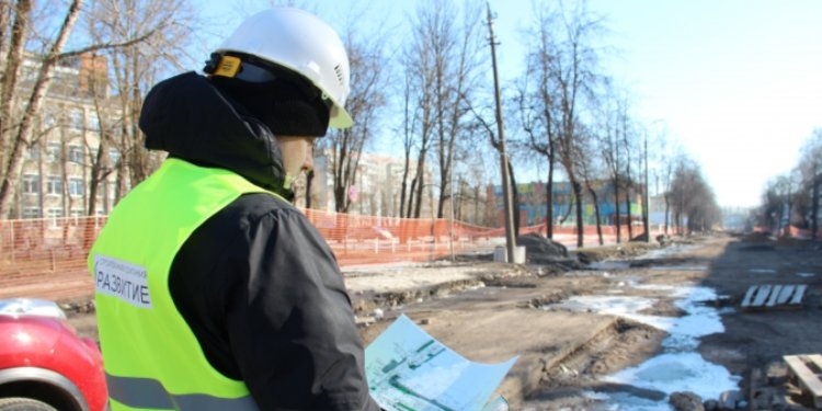 В Пскове продолжается реконструкция участка улицы Яна Фабрициуса - 2022-03-15 09:05:00 - 1