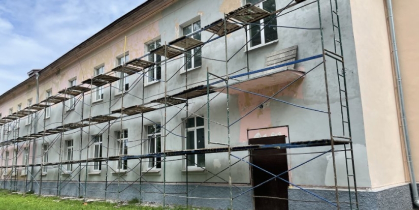 Темп ремонтных работ в Струго-Красненской школе ускорился - 2021-08-13 15:55:00 - 1