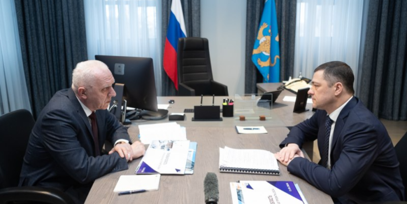 Михаил Ведерников проинформировал Александра Гуцана об исполнении нацпроектов - 2024-02-13 13:35:00 - 1