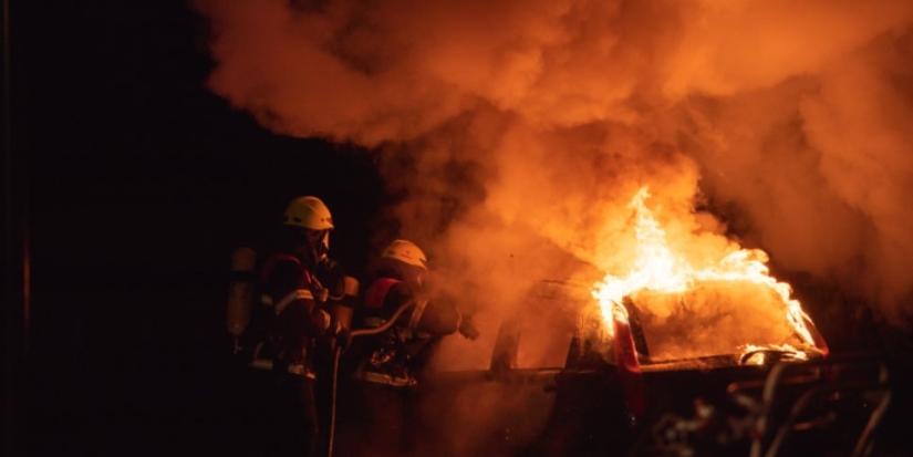 В Новосокольническом районе сгорел автомобиль - 2021-06-21 13:38:43 - 1