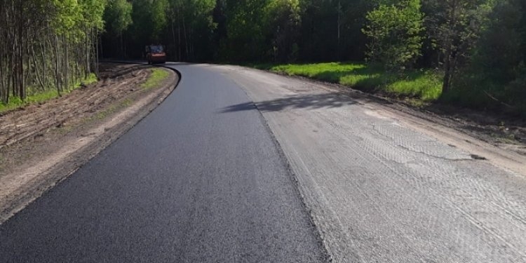 Идет ремонт дороги на Кебь в Псковском районе - 2021-06-17 12:57:00 - 1