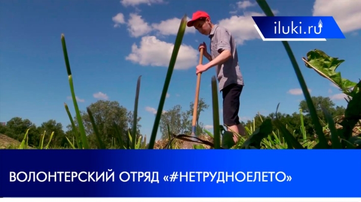 В Великих Луках начал работать волонтерский отряд под названием «#НеТРУДноеЛЕТО» - 2021-06-07 19:00:00 - 1