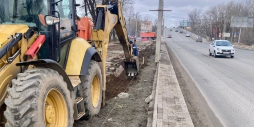 В Пскове продолжается ремонт Крестовского шоссе - 2024-04-03 15:05:00 - 1