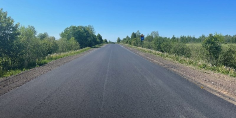 Дорожные работы идут в В Пушкиногорском, Дедовичском и Дновском районах - 2024-05-27 08:35:00 - 1