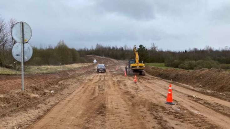 Продолжается капитальный ремонт дороги Плотично - Кунья в Куньинском районе - 2021-05-12 10:56:00 - 1