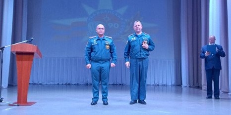 В Пскове прошло торжественное мероприятие ко Дню Гражданской обороны - 2022-10-04 17:05:00 - 1