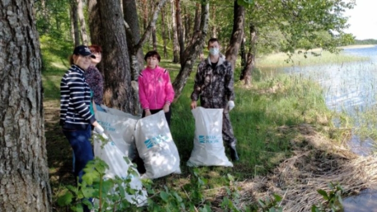 В Псковской области за май убрано порядка 9 км береговой линии - 2021-06-02 17:13:00 - 1