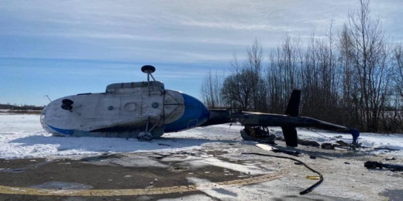 В Великолукском районе упал вертолет - 2022-03-11 13:23:56 - 1