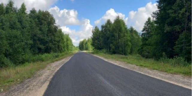 В Пушкиногорском районе отремонтировали дорогу - 2022-08-02 13:35:00 - 1
