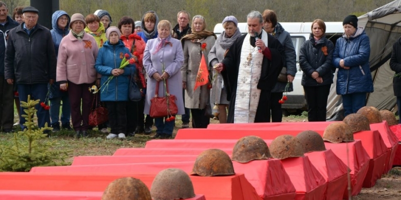 В Новосокольническом районе перезахоронены останки 174 воинов - 2022-05-11 11:05:00 - 1