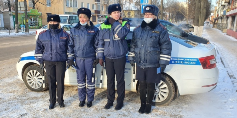 В Великих Луках прошла акция ГАИ «Для настоящих мужчин!» - 2021-02-19 16:13:00 - 1