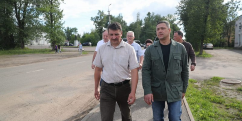 Губернатор посетил посетил обновленный парк в Кунье - 2023-08-04 17:35:00 - 1