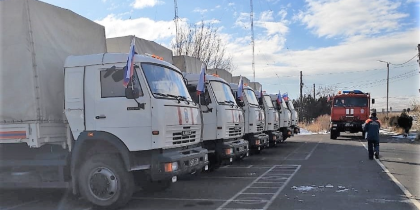 МЧС доставило еще партию гумпомощи в Нагорный Карабах - 2021-02-27 13:00:00 - 1