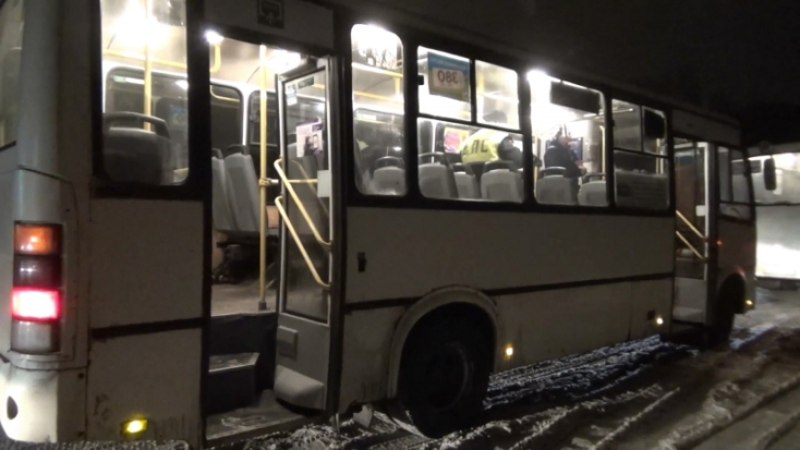 В ходе рейда на соблюдение правил перевозки пассажиров в Санкт-Петербурге, из 60 проверенных «маршруток», 20 сняты с рейса - 2018-12-20 08:36:00 - 1