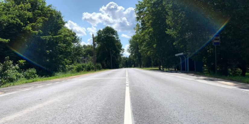 В Пыталовском районе отремонтировано 8 километров автодороги - 2023-08-01 13:35:00 - 1