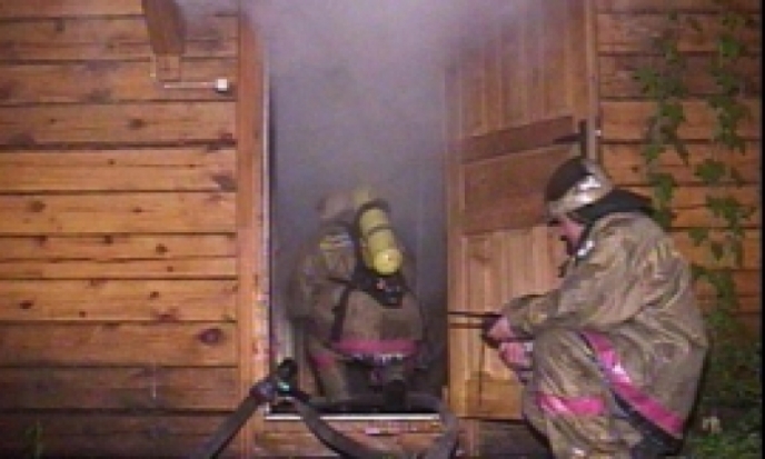 В деревне Кудина Гора Печорского района горела баня - 2016-10-16 11:54:00 - 1