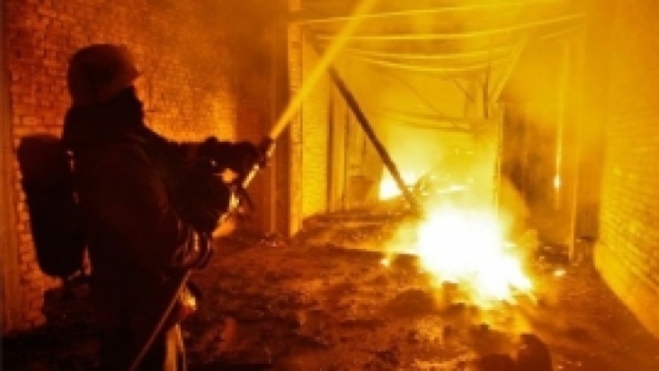 В деревне Подмогилье Островского района огнем повреждено строение - 2017-02-07 06:14:00 - 1