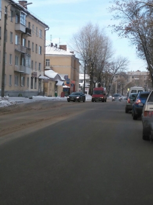 У автовокзала в Великих Луках произошло ДТП (ФОТО) - 2017-01-18 13:03:00 - 1