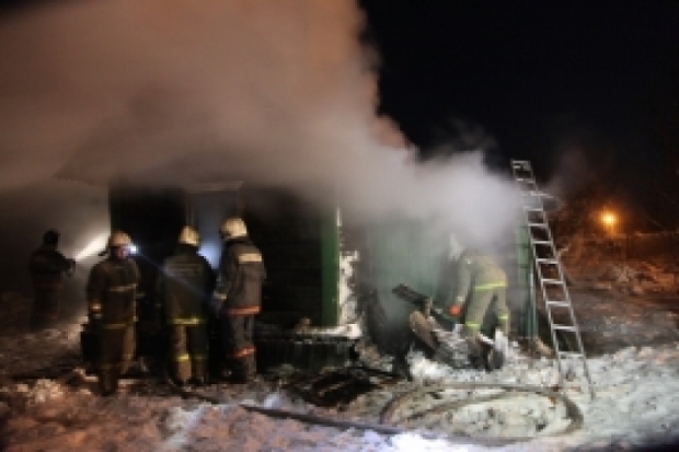 Жилой дом горел в Орше Новоржевского района - 2016-12-14 06:01:00 - 1