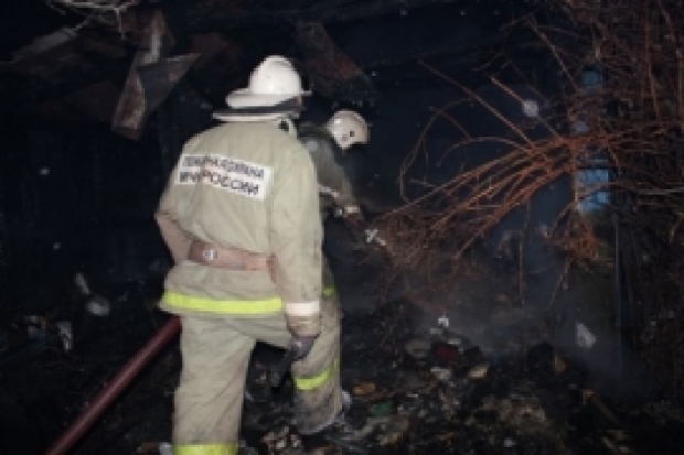 В деревне Лопатино Псковского района локализован пожар в бане - 2016-11-27 08:14:00 - 1