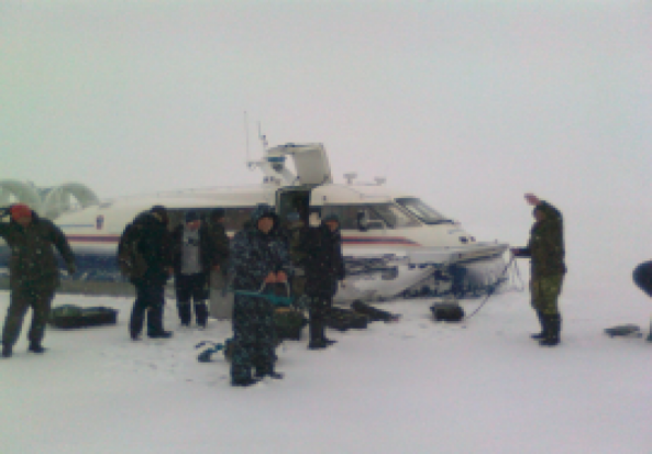 В Ленинградской области с льдины спасли рыбаков - 2017-02-13 10:36:00 - 1