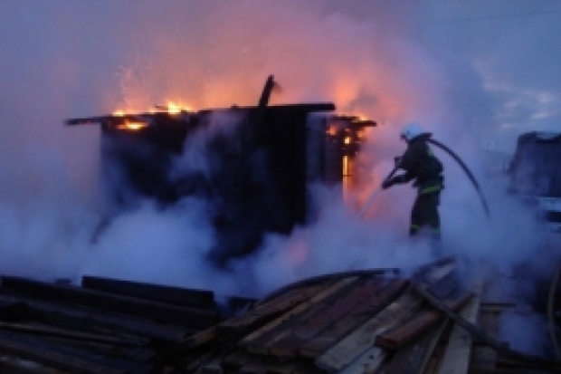 В деревне Золотково Новосокольнического района огнем повреждена баня - 2016-11-11 06:26:00 - 1