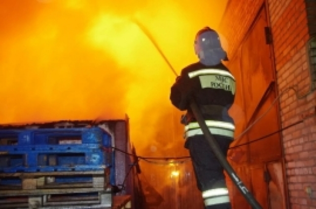 В деревне Борки Великолукского района локализован пожар в магазине - 2017-09-13 06:38:00 - 1