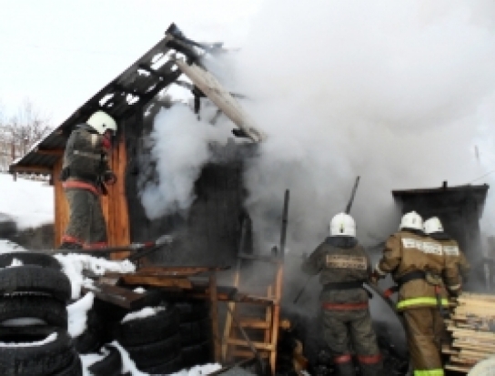 В деревне Бельско Печорского района горела дача - 2017-01-06 16:54:00 - 1