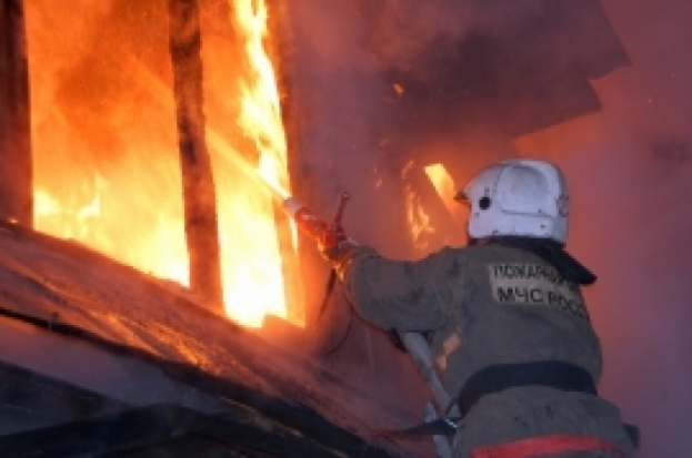 В Адворицах Псковского района ночью тушили пожар на даче - 2017-05-26 07:34:00 - 1