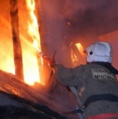 Жилой дом загорелся в деревне Зубово Псковского района - 2016-12-18 19:52:00 - 1