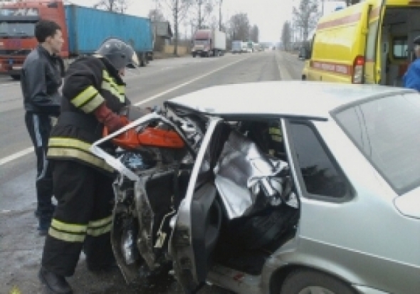 На 6-м километре автодороги Опочка – Себеж легковой автомобиль попал в ДТП - 2017-05-16 07:36:00 - 1