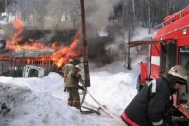 В деревне Родина Псковского района огнем повреждена надворная постройка - 2016-11-07 06:59:00 - 1