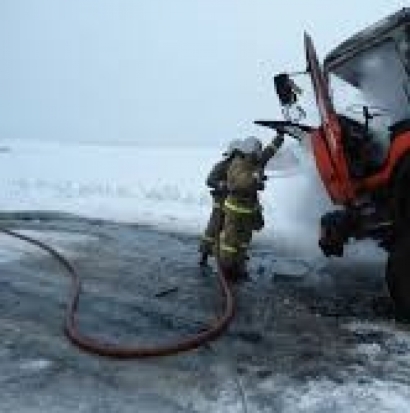 Названа предположительная причина пожара в лесовозе, загоревшемся на трассе Псков – Гдов - 2017-01-21 20:18:00 - 1