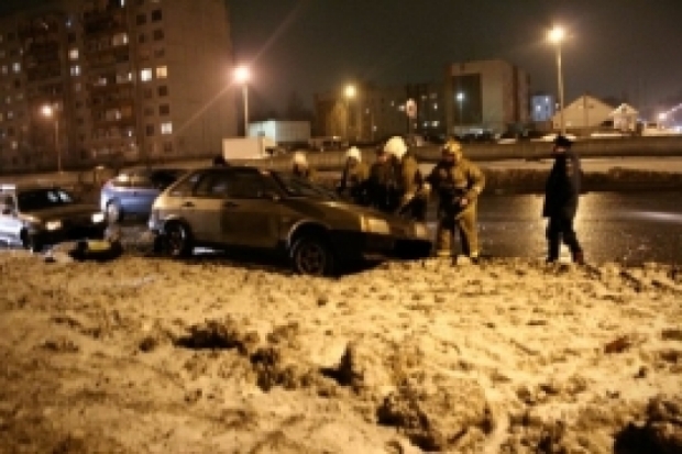 На 75-м километре автодороги Порхов – Успенье в Бежаницком районе не разъехались два автомобиля - 2017-02-19 08:22:00 - 1