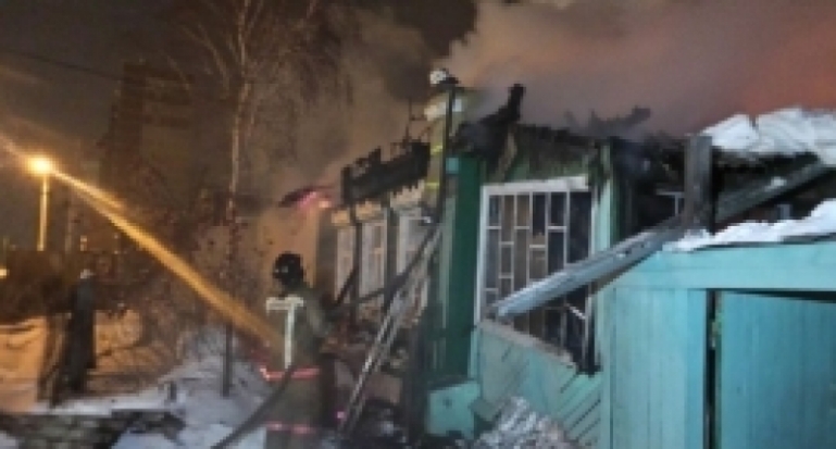 Жилой дом горел в деревне Кленива Дедовичского района - 2017-01-05 10:13:00 - 1